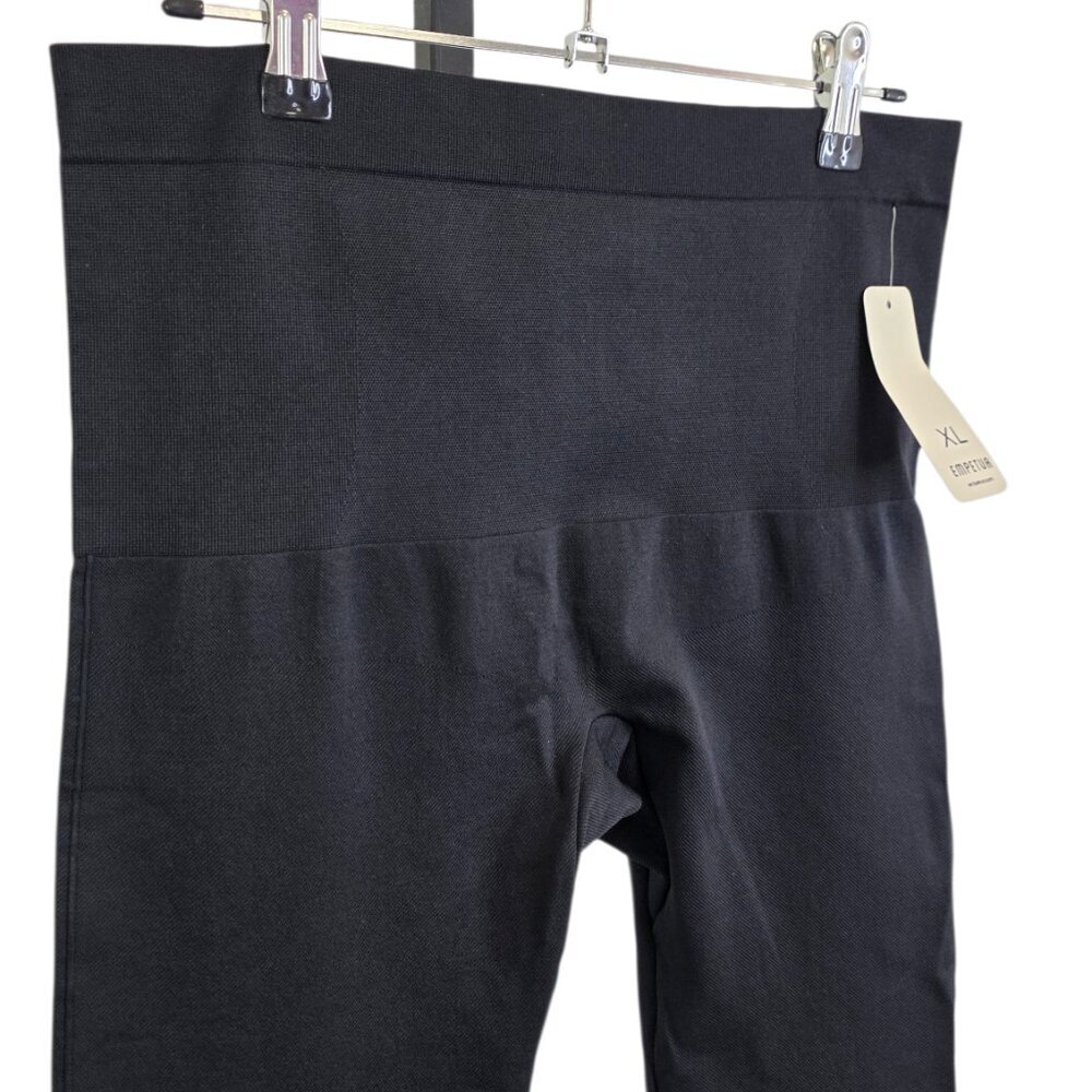 Empetua Seamless Comfort Mid-Waist Shaping Leggings, Black, Size XL - Picture 3 of 8
